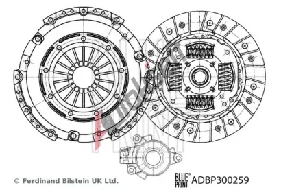 BLUE PRINT Sada spojky BLP ADBP300259, ADBP300259 BLUE PRINT Sada spojky BLP ADBP300259, ADBP300259