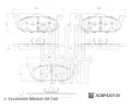 Sada brzdov�ch desti�ek&nbsp;BLUE PRINT&nbsp;&dash;&nbsp;BLP ADBP420133