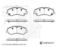 Sada brzdov�ch desti�ek&nbsp;BLUE PRINT&nbsp;&dash;&nbsp;BLP ADBP420167