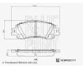 Sada brzdovch destiek BLUE PRINT ‐ BLP ADBP420177