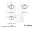 Sada brzdov�ch desti�ek&nbsp;BLUE PRINT&nbsp;&dash;&nbsp;BLP ADBP420180
