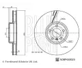 BLUE PRINT Brzdov kotou - 374 mm BLP ADBP430023, ADBP430023