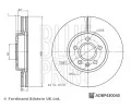 BLUE PRINT Brzdov kotou - 296 mm BLP ADBP430040, ADBP430040