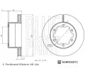 BLUE PRINT Brzdov kotou - 303 mm BLP ADBP430073, ADBP430073