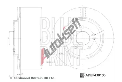 BLUE PRINT Brzdov kotou BLP ADBP430105, ADBP430105