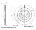BLUE PRINT Brzdový kotouč - 345 mm BLP ADBP430153, ADBP430153