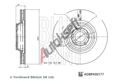 BLUE PRINT Brzdov kotou BLP ADBP430177, ADBP430177