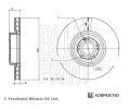 Brzdov kotou BLUE PRINT ‐ BLP ADBP430180