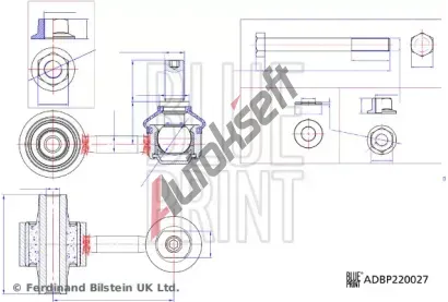 BLUE PRINT Ty / vzpra stabiliztoru BLP ADBP850025, ADBP850025