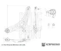 BLUE PRINT Rameno zavěšení kol BLP ADBP860069, ADBP860069