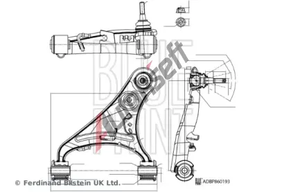 BLUE PRINT Rameno zaven kol BLP ADBP860193, ADBP860193