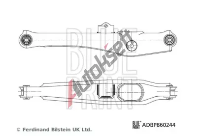 BLUE PRINT Rameno zavěšení kol BLP ADBP860244, ADBP860244 BLUE PRINT Rameno zavěšení kol BLP ADBP860244, ADBP860244