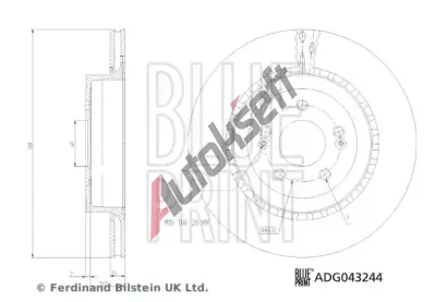 BLUE PRINT Brzdov� kotou� BLP ADG043244, ADG043244
