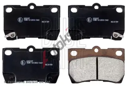BLUE PRINT Sada brzdovch destiek - kotouov brzda BLP ADT342156, ADT342156