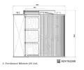 BLUE PRINT Vzduchov filtr BLP ADV182268, ADV182268