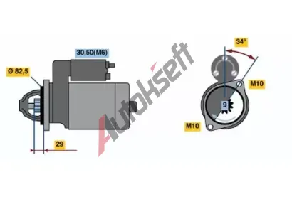 BOSCH Startr BO 0001107403, 0 001 107 403