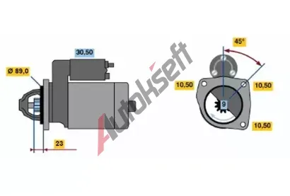 BOSCH Startr BO 0001109046, 0 001 109 046