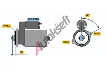 BOSCH Startr BO 0001125059, 0 001 125 059