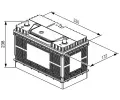 Startovac baterie BOSCH ‐ BO 0092L40340