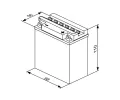 BOSCH 3Ah P, s.p. 10A, M4, 12V, 100x58x112 BO 0092M4F150, 0 092 M4F 150