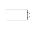 BOSCH 4Ah P, s.p. 20A, M4, 12V, 121x71x93 BO 0092M4F170, 0 092 M4F 170