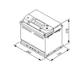 BOSCH 53Ah P, s.p. 500A, S3, 12V, 242x175x175 BO 0092S30041, 0 092 S30 041