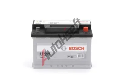 BOSCH 70Ah P, s.p. 640A, S3, 12V, 278x175x190 BO 0092S30080, 0 092 S30 080
