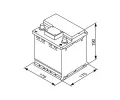 BOSCH 44Ah P, s.p. 420A, S4, 12V, 175x175x190 BO 0092S40001, 0 092 S40 001