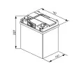 BOSCH 40Ah P, s.p. 330A, S4, 12V, 187x127x227 BO 0092S40180, 0 092 S40 180