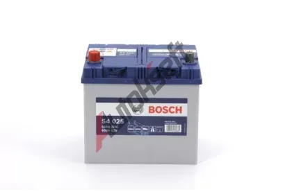 BOSCH 60Ah L, s.p. 540A, S4, 12V, 232x173x225 BO 0092S40250, 0 092 S40 250