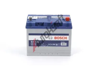 BOSCH 70Ah P, s.p. 630A, S4, 12V, 261x175x220 BO 0092S40260, 0 092 S40 260