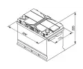 BOSCH 95Ah P, s.p. 830A, S4, 12V, 306x173x225 BO 0092S40280, 0 092 S40 280