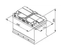 BOSCH 95Ah L, s.p. 830A, S4, 12V, 306x173x225 BO 0092S40290, 0 092 S40 290