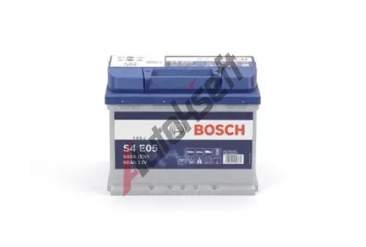 BOSCH 60Ah P, s.p. 640A, S4E, 12V, 242x175x190 BO 0092S4E051, 0 092 S4E 051
