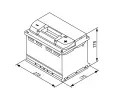 BOSCH 65Ah P, s.p. 650A, S5, 12V, 278x175x175 BO 0092S4E070, 0 092 S4E 070