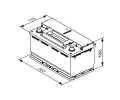 BOSCH 95Ah P, s.p. 850A, S4E, 12V, 353x175x190 BO 0092S4E130, 0 092 S4E 130