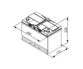 BOSCH 85Ah P, s.p. 800A, S4E, 12V, 304x173x225 BO 0092S4E420, 0 092 S4E 420