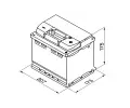 BOSCH 52Ah P, s.p. 520A, S5, 12V, 207x175x175 BO 0092S50010, 0 092 S50 010