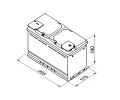 BOSCH 110Ah P, s.p. 920A, S5, 12V, 393x175x190 BO 0092S50150, 0 092 S50 150
