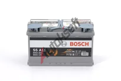 BOSCH 80Ah P, s.p. 800A, S5, 12V, 315x175x190 BO 0092S5A110, 0 092 S5A 110