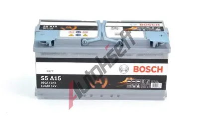 BOSCH 105Ah P, s.p. 950A, S5, 12V, 393x175x190 BO 0092S5A150, 0 092 S5A 150