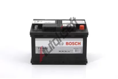 BOSCH 66Ah P, s.p. 510A, T3, 12V, 278x175x190 BO 0092T30080, 0 092 T30 080