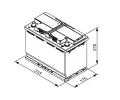 BOSCH 100Ah P, s.p. 720A, T3, 12V, 313x175x205 BO 0092T30320, 0 092 T30 320