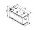BOSCH 120Ah Pk, s.p. 760A, T3, 12V, 510x175x235 BO 0092T30390, 0 092 T30 390