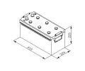 BOSCH 155Ah Lk, s.p. 900A, T3, 12V, 513x223x223 BO 0092T30770, 0 092 T30 770