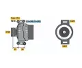 BOSCH Alterntor BO 0124615033, 0 124 615 033