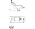 BOSCH Senzor tlaku sacho potrub BO 0261230216, 0 261 230 216