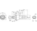 BOSCH Tlakov spna hydraulickch brzd BO 0265005303, 0 265 005 303