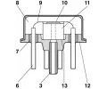 BOSCH Senzor teploty / tlaku oleje BO 0281006282, 0 281 006 282