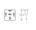 BOSCH Rel pracovnho proudu BO 0332209156, 0 332 209 156